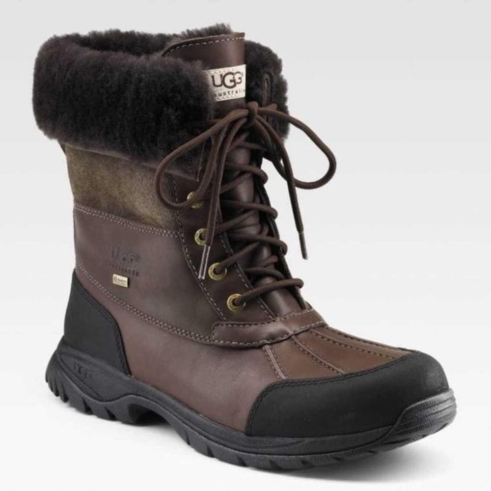 UGG Australia “Butte” Brown Winter Boots - Men’s Size 8 - Picture 2 of 5